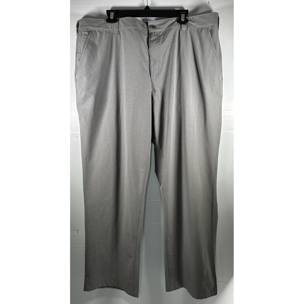 Duluth Trading Men’s Overachino Tech Pants Standard Fit Stretch Light Gray 42x30